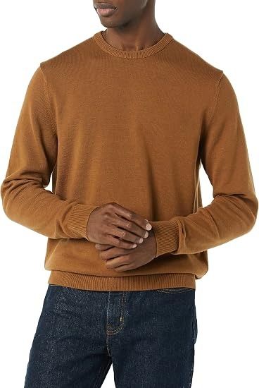 Brown Crew Neck Sweater imagen 4